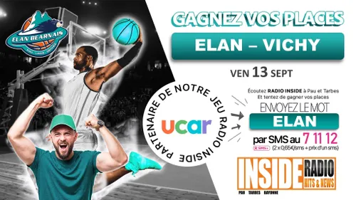 Liste des gagnants : Elan Béarnais VS Vichy ! 
