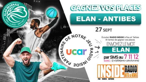 Liste des gagnant(e)s : Elan Béarnais VS Antibes ! 