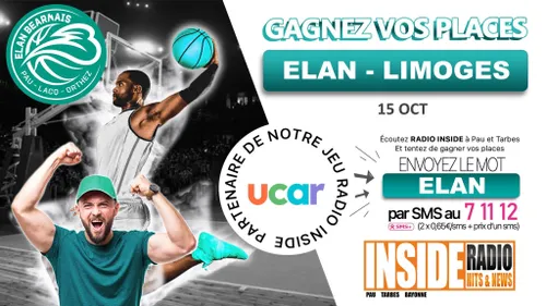 Liste des gagnant(e)s : Elan Béarnais VS Limoges ! 