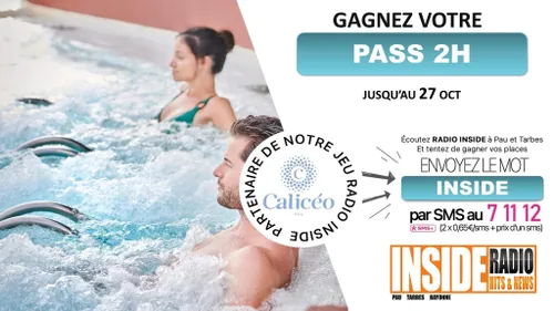 Liste des gagnant(e)s :  Pass de 2h à Calicéo Pau 