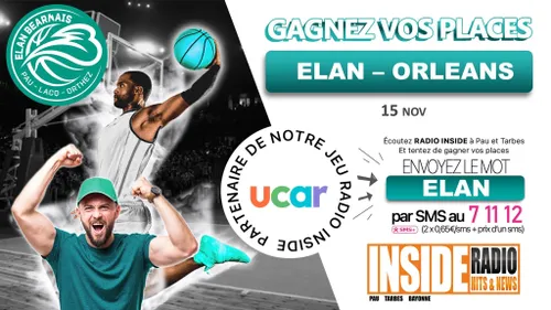 Liste des gagnant(e)s : Elan Béarnais VS Orléans !