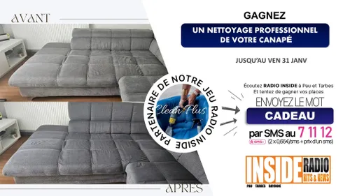 Liste gagnant(e) : Nettoyage professionnel de votre canapé à gagner...
