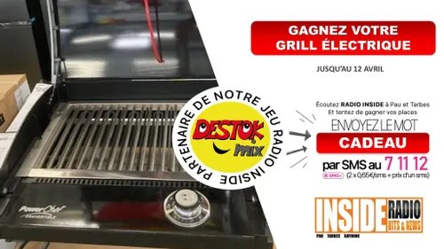 Gagnez votre grill électrique avec Destokmix ! 