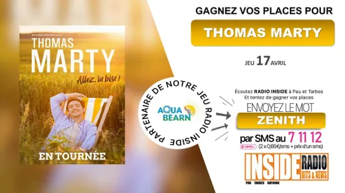 Gagnez vos invitations pour le spectacle de Thomas Marty ! 