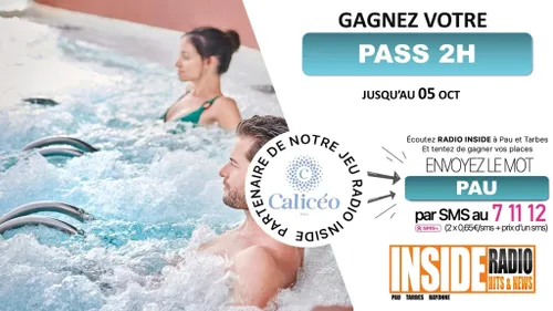 Liste des gagnant(e)s : Pass de 2h à Calicéo Pau ! 