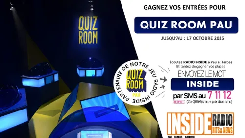 Gagnez vos entrées pour Quiz Room  Pau ! 