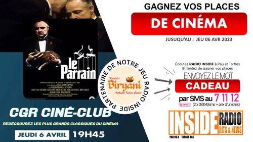 Gagnez vos places de ciné pour aller (re)voir Le Parrain au CGR de...