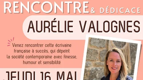 Aurélie Valognes, romancière à succès, sera présente à Pontivy le...