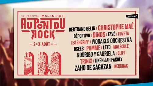 Le festival Au Pont du Rock se tiendra du 2 au 3 août à Malestroit