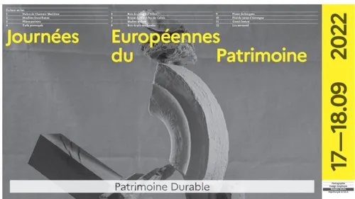 39ÈME ÉDITION DES JOURNÉES EUROPÉENNES DU PATRIMOINE : LE PROGRAMME...