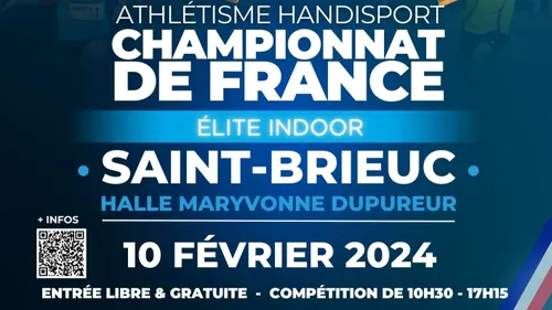 Athlétisme Handisport : Championnat de France Elite Indoor à...