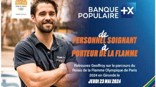 Médecin et amputé après un accident, Geoffroy va porter la flamme...