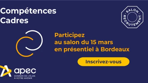 Le Salon Compétences Cadres a lieu en présentiel ce mois-ci à...