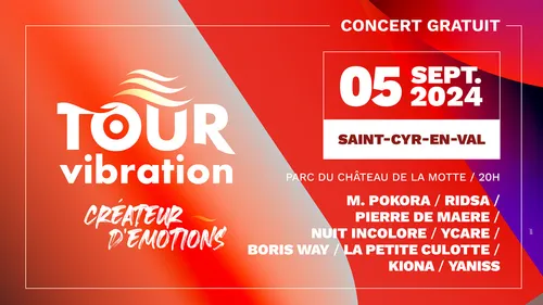 Tour Vibration 2024 à Saint-Cyr-en-Val, le jeudi 5 septembre