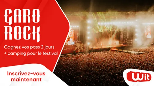 Garorock : gagnez vos pass 2 jours + camping pour le festival 