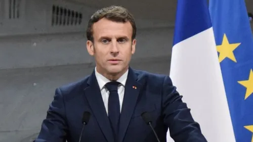 Emmanuel Macron en visite à Bergerac