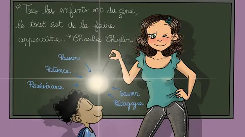 Angers : elle est à la fois institutrice ET autrice de BD