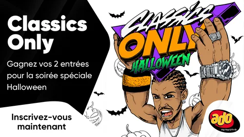 Classics Only : gagnez vos 2 entrées pour la soirée spéciale Halloween