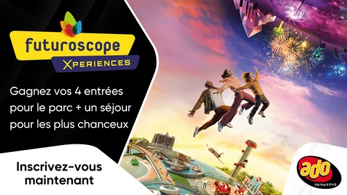 Futuroscope : gagnez vos 4 entrées pour le Parc + un séjour pour...