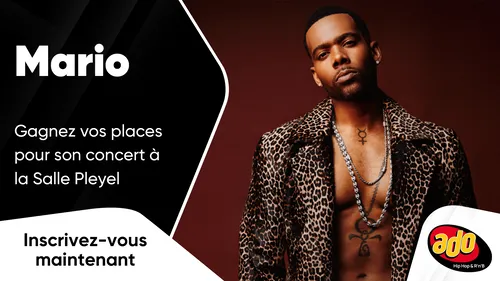Mario : gagnez vos places pour son concert à la Salle Pleyel