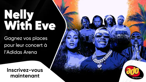 Nelly With Eve : gagnez vos places pour leur concert à l'Adidas Arena