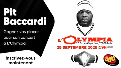Pit Baccardi : gagnez vos places pour son concert à l'Olympia