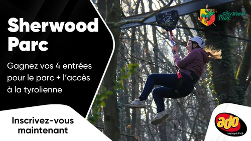Sherwood Parc : gagnez vos 4 entrées pour le parc + l'accès à la...