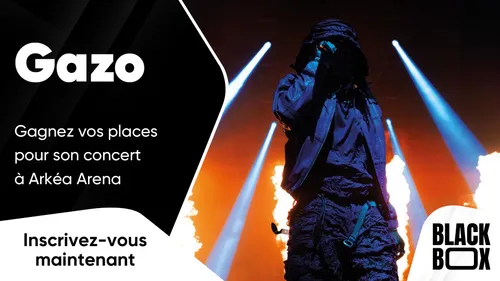 Gazo : gagnez vos places pour son concert à Arkéa Arena