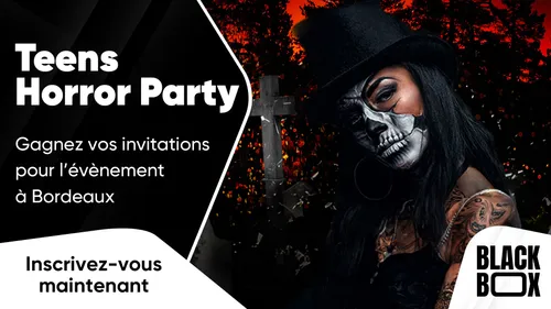 Teens Horror Party : gagnez vos invitations pour l'évènement à...