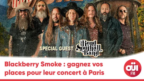 Blackberry Smoke : gagnez vos places pour leur concert à Paris