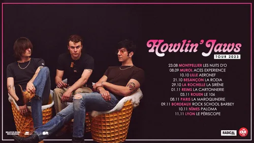 Howlin’ Jaws : une tournée dans toute la France avec Oüi FM