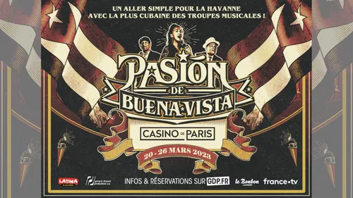Pasión de Buena Vista : huit dates au Casino de Paris, avec Latina