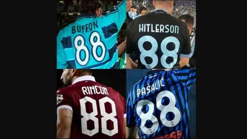 Italie : le numéro 88 désormais interdit sur les maillots de football