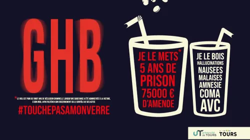 Tours : campagne de prévention pour lutter contre l’utilisation de GHB