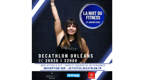 Nuit du Fitness : la grande séance de sport avec Decathlon Orléans...