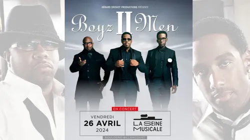 Boyz II Men en concert à la Seine Musicale : la billetterie ouvre...