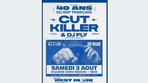 Rest In Zik célèbre les 40 ans du Rap français avec DJ Cut Killer  