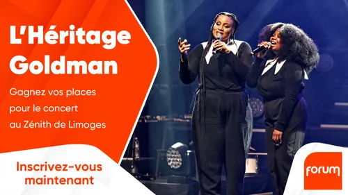 L'Héritage Goldman : gagnez vos places pour le concert au Zénith de...