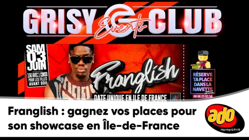 Franglish : gagnez vos places pour son showcase en Île-de-France