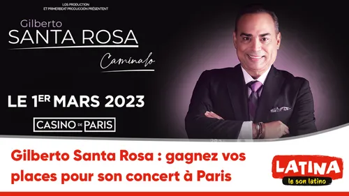 Gilberto Santa Rosa : gagnez vos places pour son concert à Paris