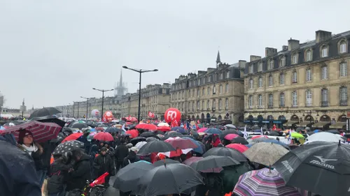 Réforme des retraites : mobilisation massive en Gironde et...