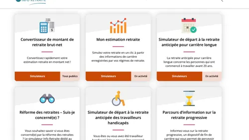 Vous pouvez dès à présent simuler votre future retraite