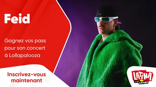 Feid : gagnez vos pass pour son concert à Lollapalooza