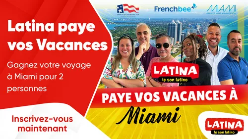 Latina paye vos vacances à Miami !