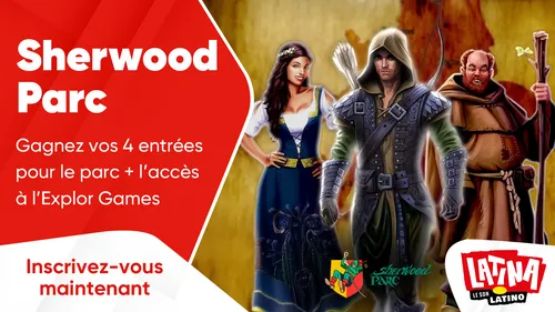 Sherwood Parc : gagnez vos 4 entrées pour le parc + l'accès à...