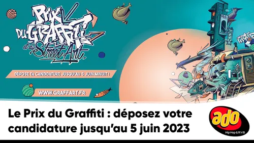 Le Prix du Graffiti : déposez votre candidature jusqu'au 5 juin 2023