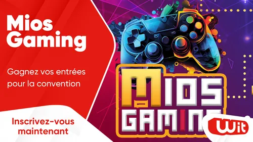 Mios Gaming : gagnez vos entrées pour la convention