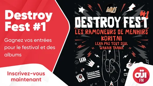 Destroy Fest #1 : gagnez vos entrées pour le festival et des albums