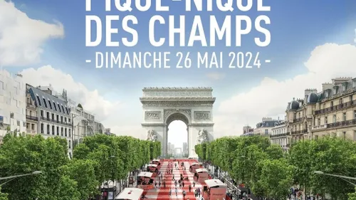 Déjà 240 000 inscrits pour le pique-nique géant sur les Champs-Elysées