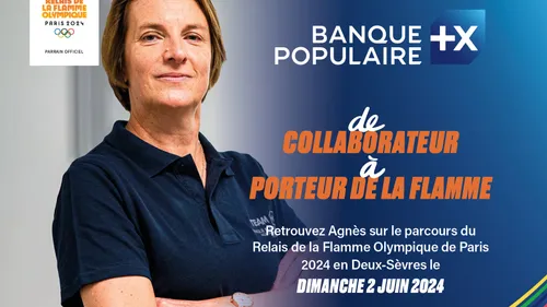 Agnès, fidèle collaboratrice de la Banque Populaire, portera la...